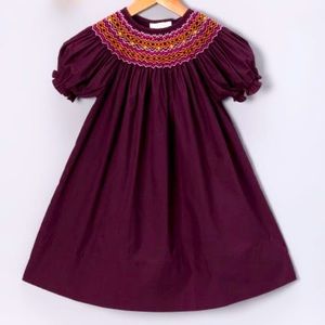 Rosalina smocked toddler dress